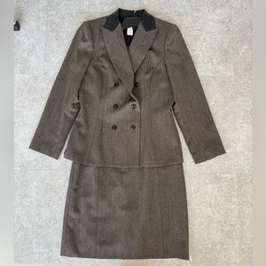 Liz Claiborne Black and Gray Dress